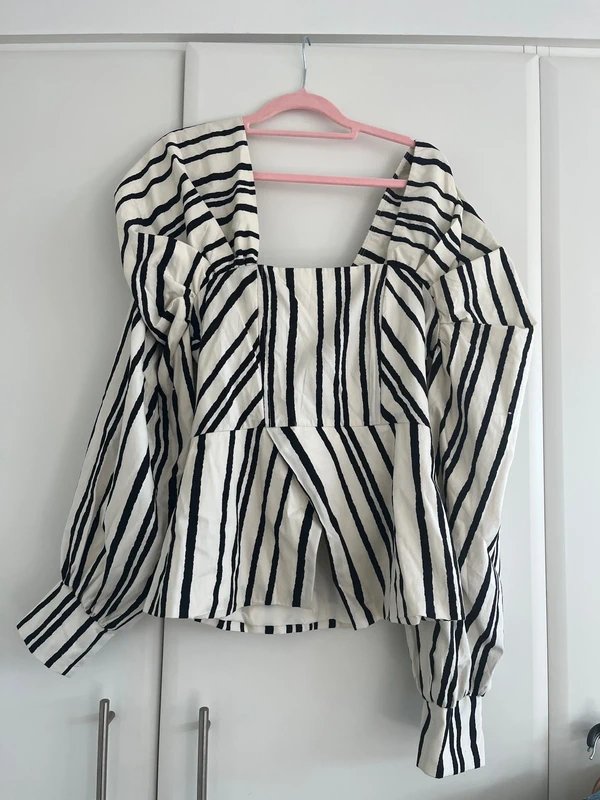 ASOS ASOS Luxe size 8 black and cream top - 3