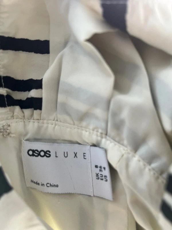 ASOS ASOS Luxe size 8 black and cream top - 4