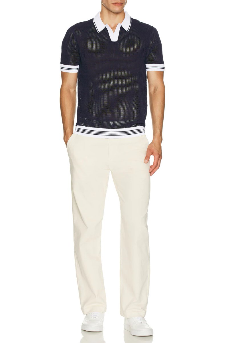 revolve Mesh Knit Polo - 4
