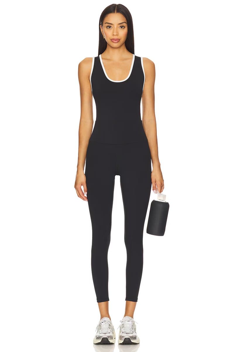 revolve revolve Recycled Reese Onesie in Black & White