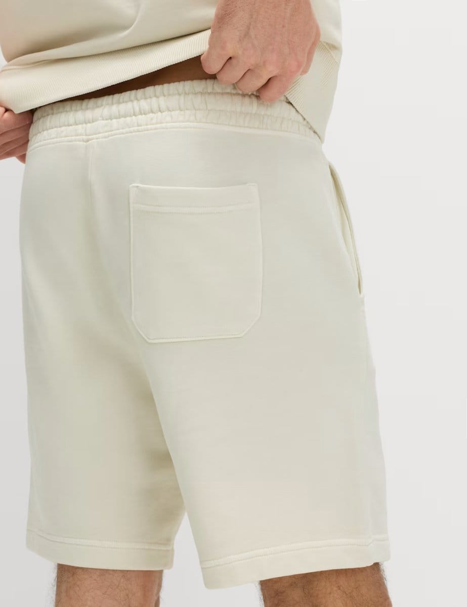 Marks & Spencer M&S Relaxed Fit Pure Cotton Garment Dye Short Ecru - 4