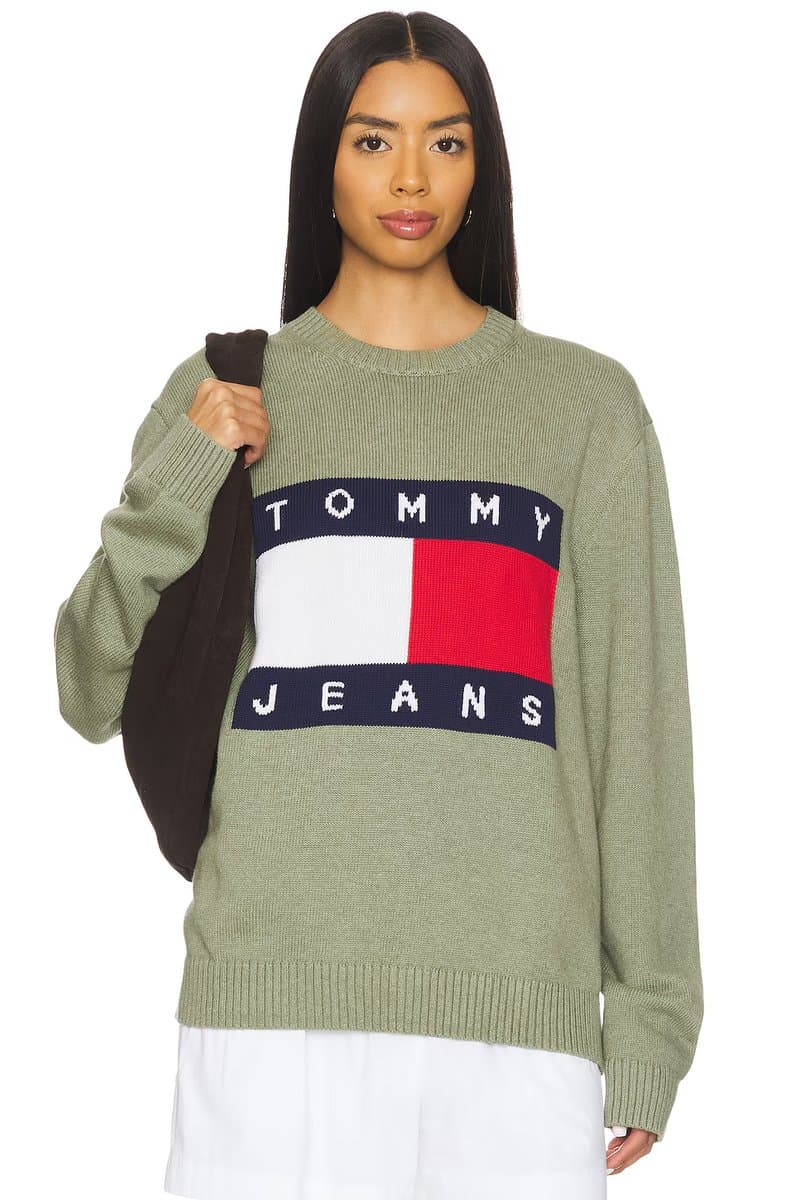 revolve Melange Flag Sweater