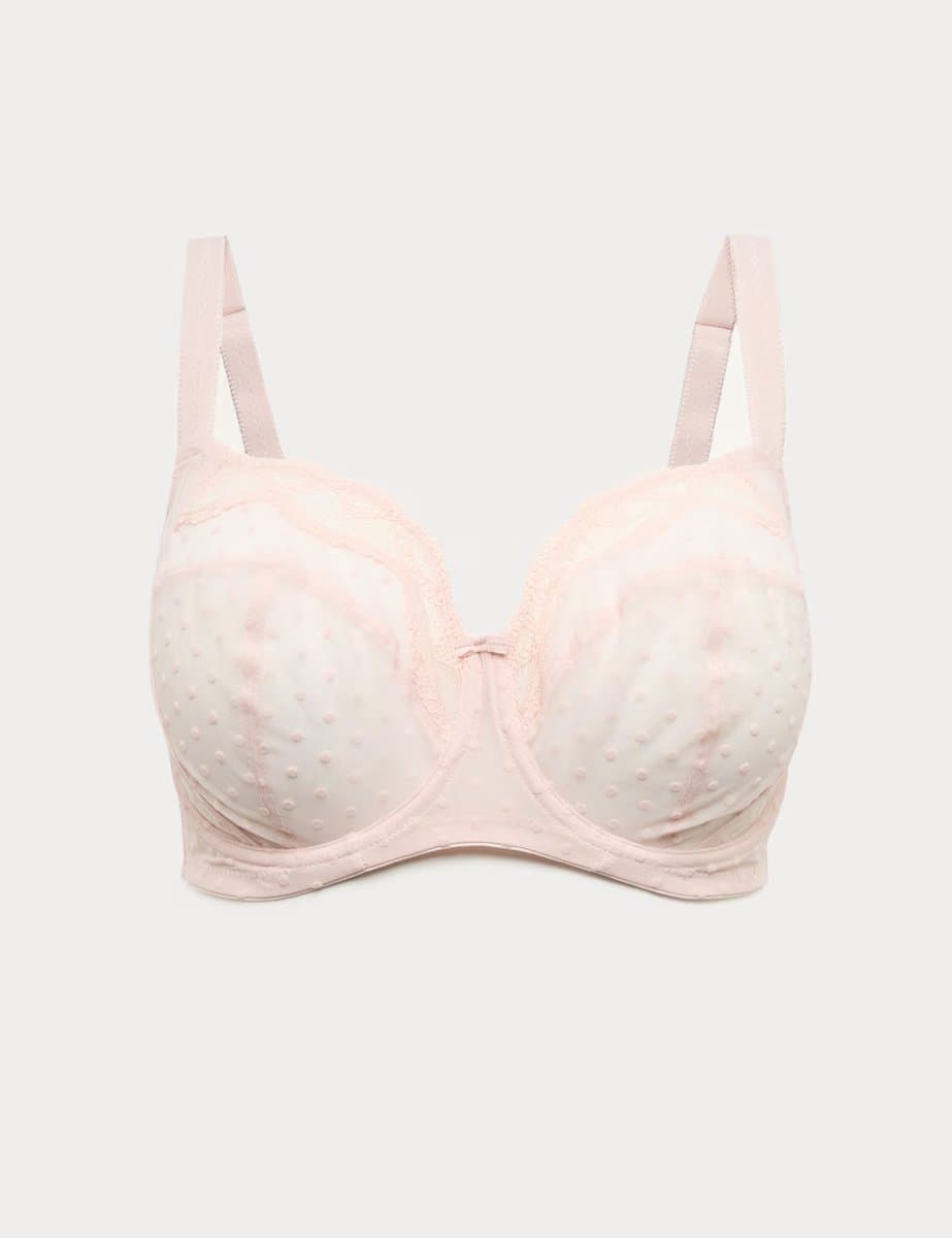 Marks & Spencer M&S Mesh Wired Extra Support Bra (F-J) Cool Pink