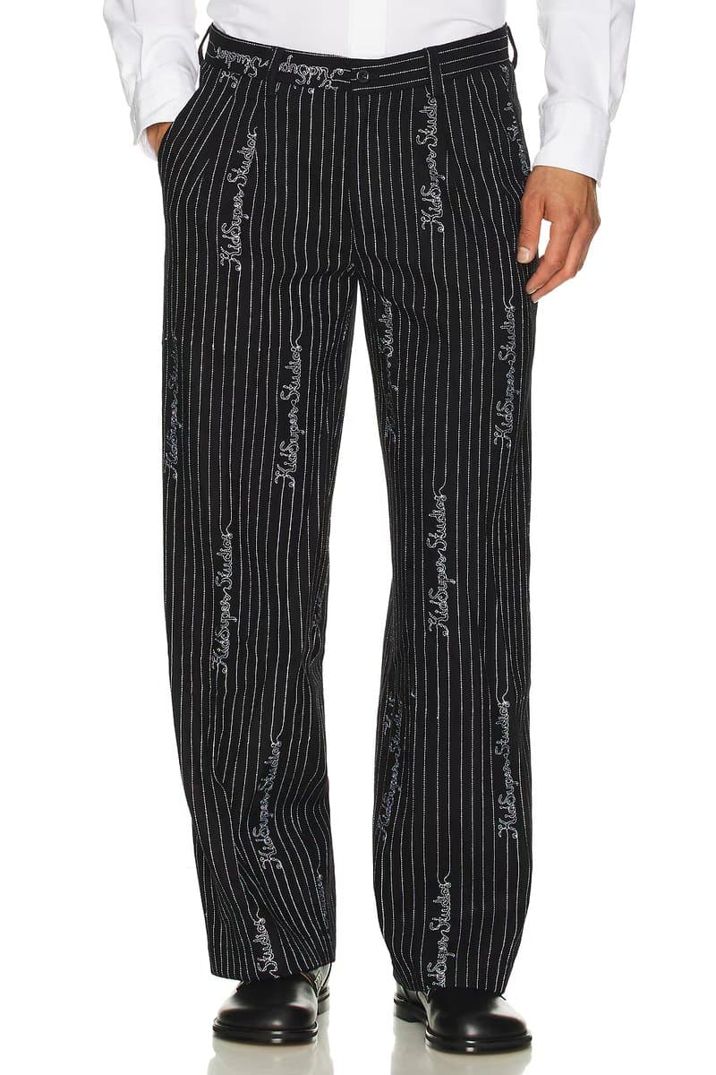 revolve Embroidered Ks Pinstripe Suit Bottom