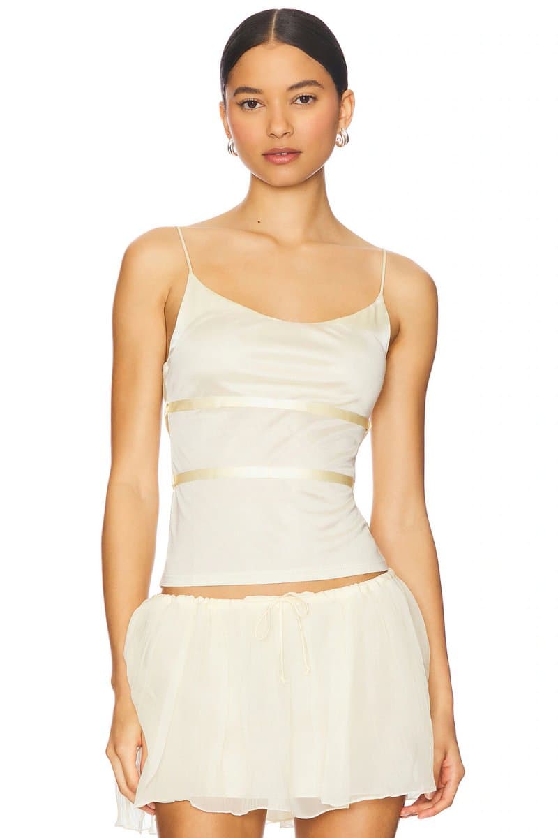 revolve Revolve Thistle Cami Top in Almond