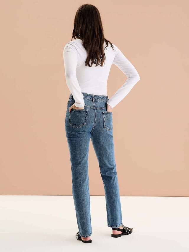 OMNES Jana Straight Leg Jean - 2