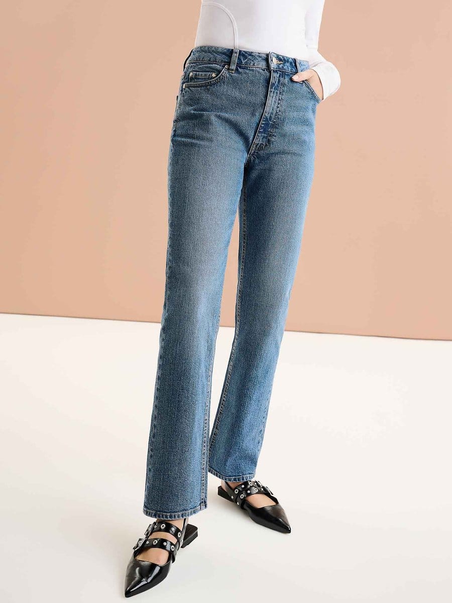OMNES Jana Straight Leg Jean - 4