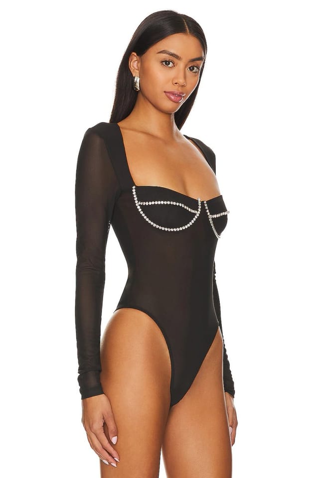 revolve Carter Diamante Bodysuit - 3