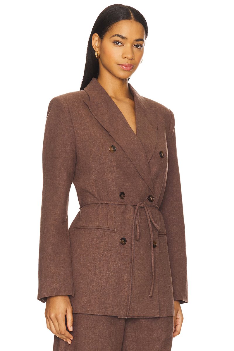 revolve Dion Linen Blazer - 2