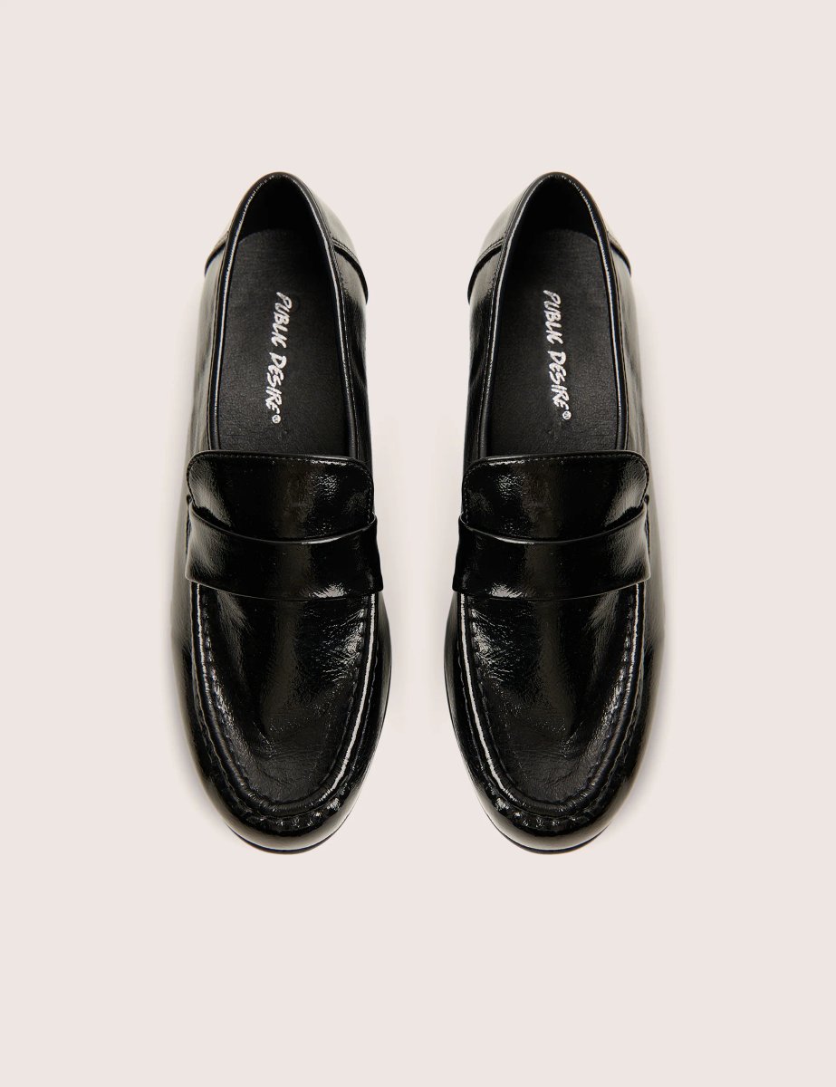 Public Desire Haboo Black Loafers - 2