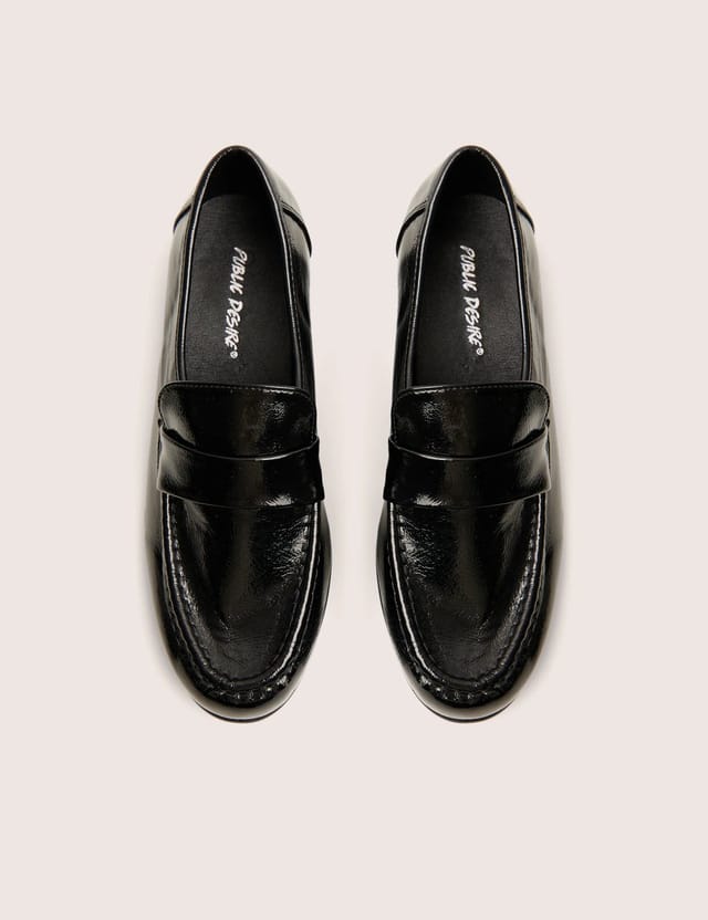 Public Desire Haboo Black Loafers - 2
