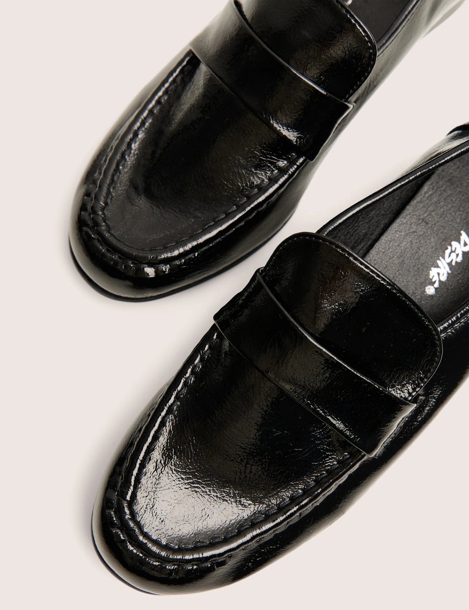 Public Desire Haboo Black Loafers - 4