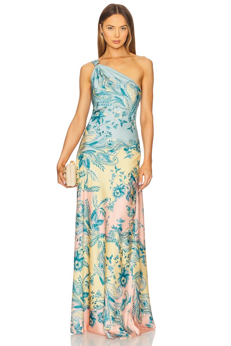 revolve One Shoulder Long Dress