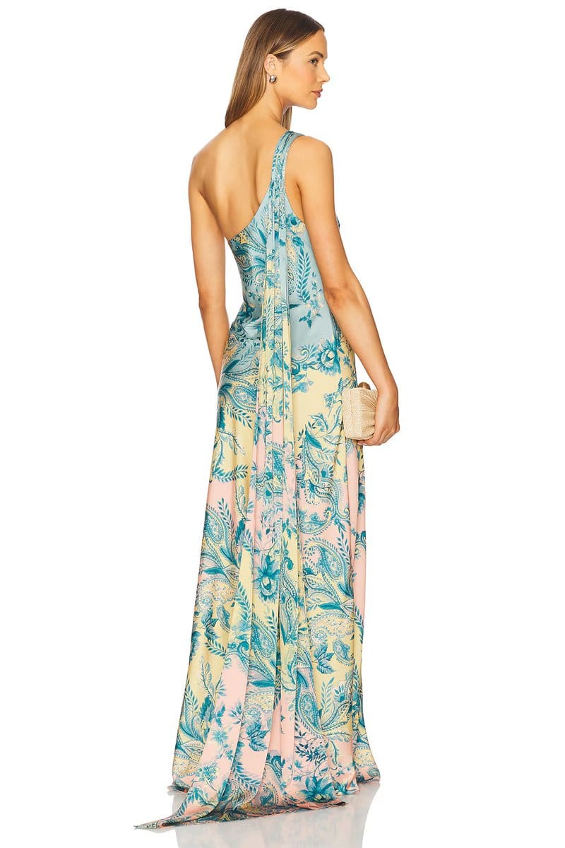 revolve One Shoulder Long Dress - 4