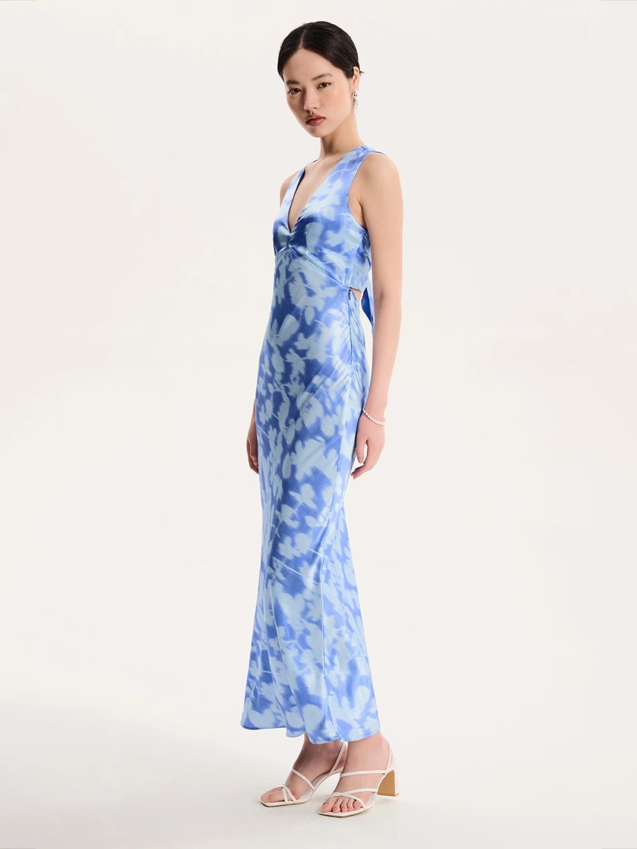 OMNES Nova Dress in Blurred Floral - 3
