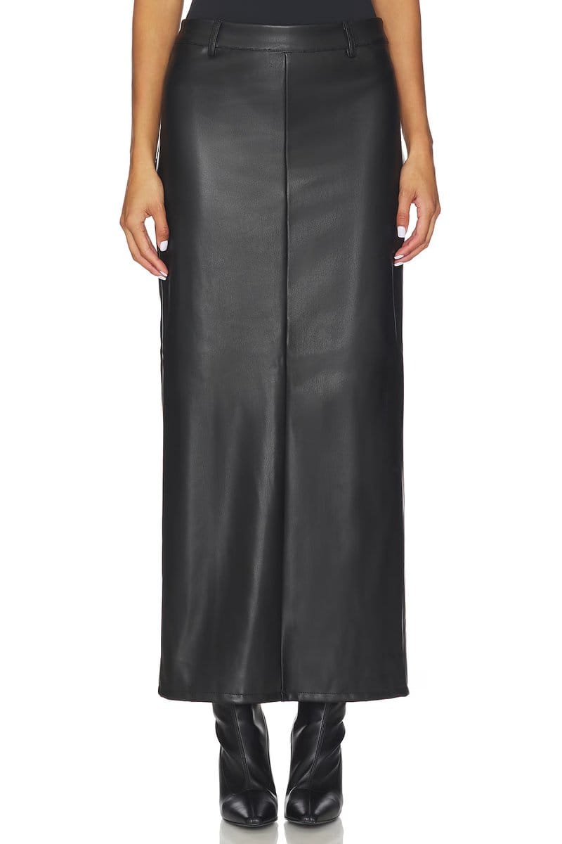 revolve Kayla Faux Leather Skirt - 1
