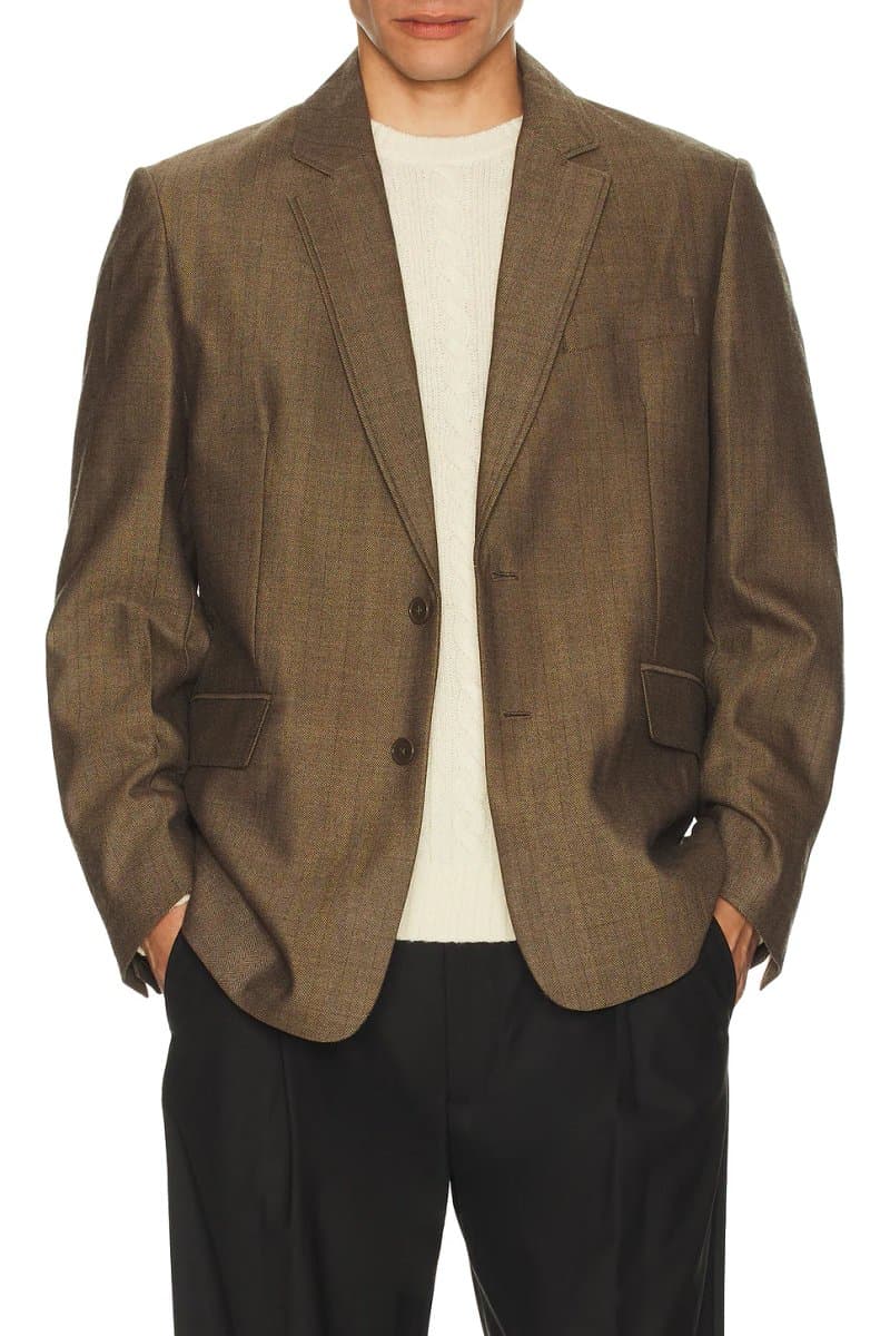 revolve Revolve Grounds Tailored Blazer in Oak