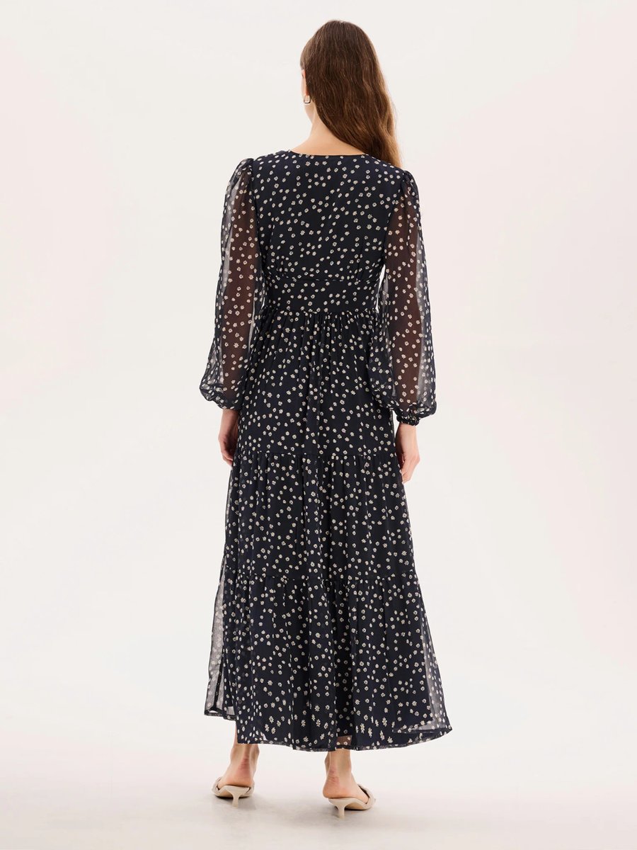 OMNES Marco Dress in Navy - 3