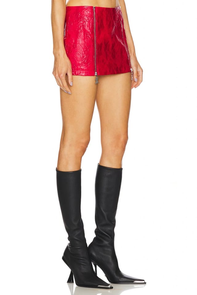 revolve Mini Skirt With K Zipper - 2