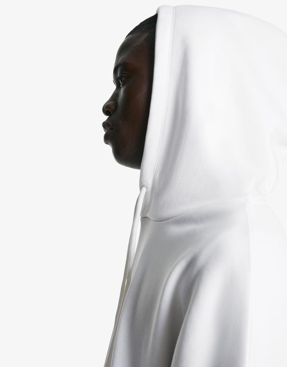 ASOS Bershka Hoodie in white - 3