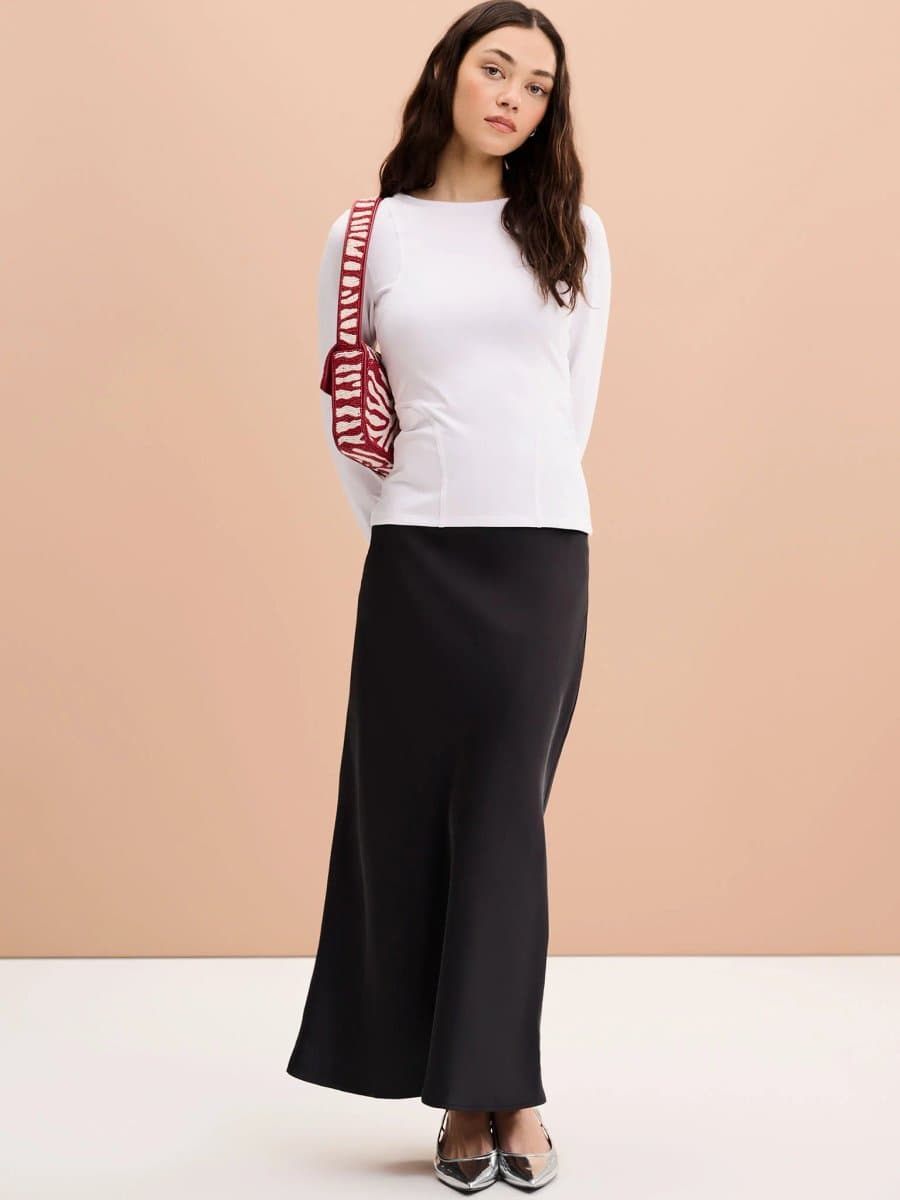 OMNES Stella Skirt in Black