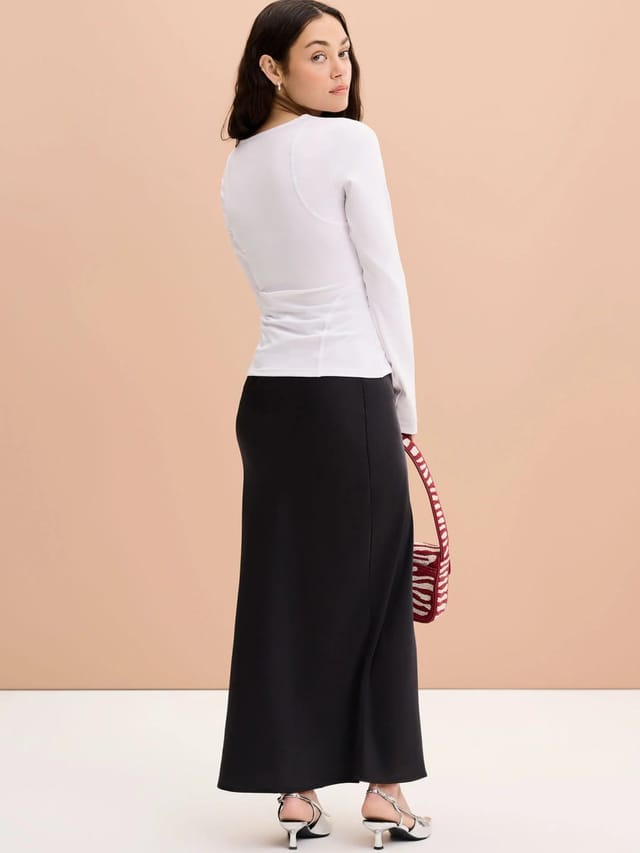 OMNES Stella Skirt in Black - 3