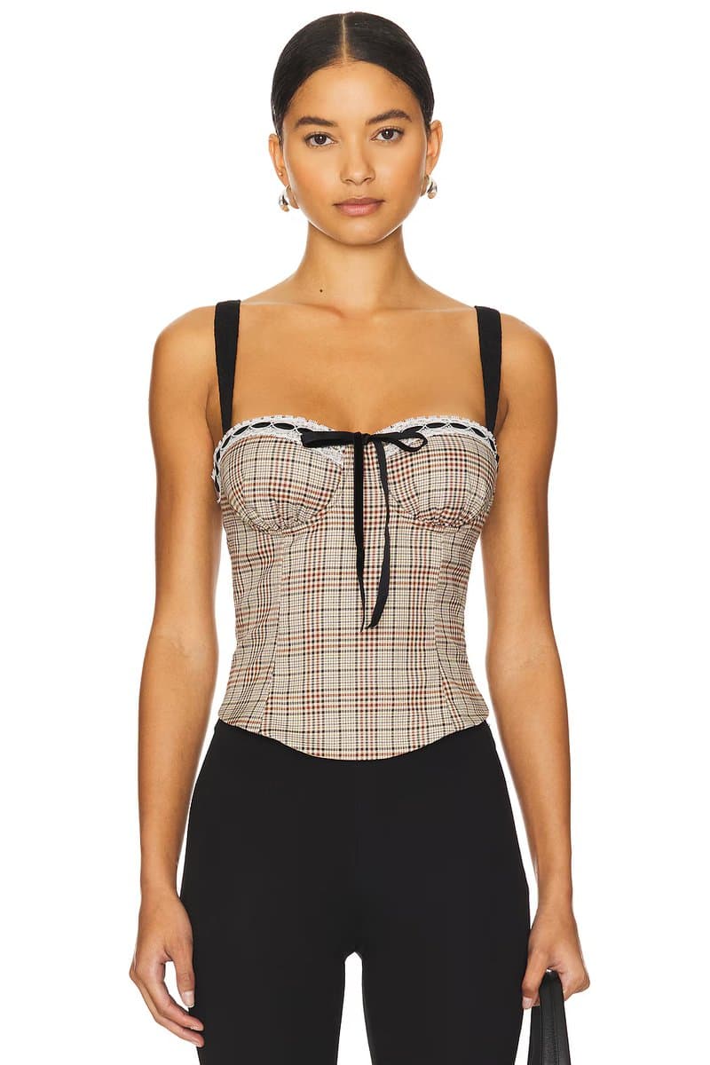 revolve Flora Corset Top
