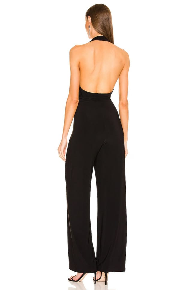 revolve Halter Wrap Straight Leg Jumpsuit - 3