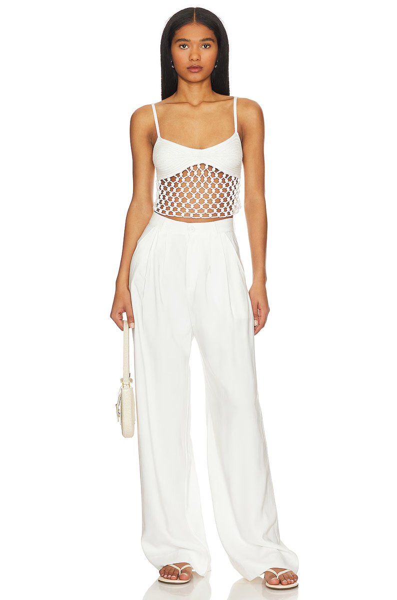 revolve Nastasia Beaded Crochet Tank - 4