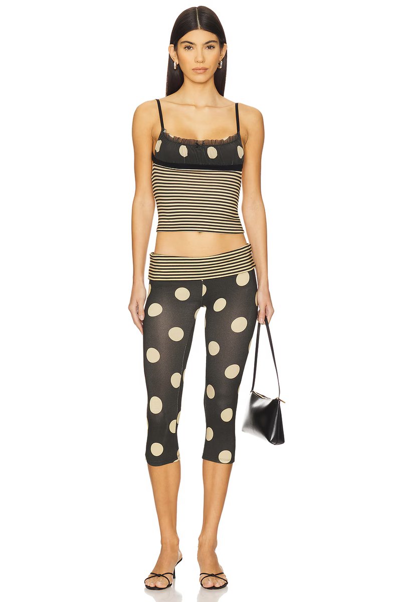 revolve Stripe Ruched Top - 4