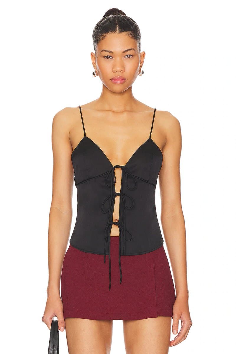 revolve Revolve Anahi Cami Top with Cut-Outs in Black