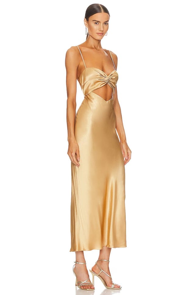 revolve Oliviera Twist Front Midi Dress - 2