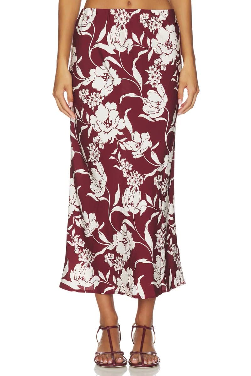 revolve Freda Slip Skirt