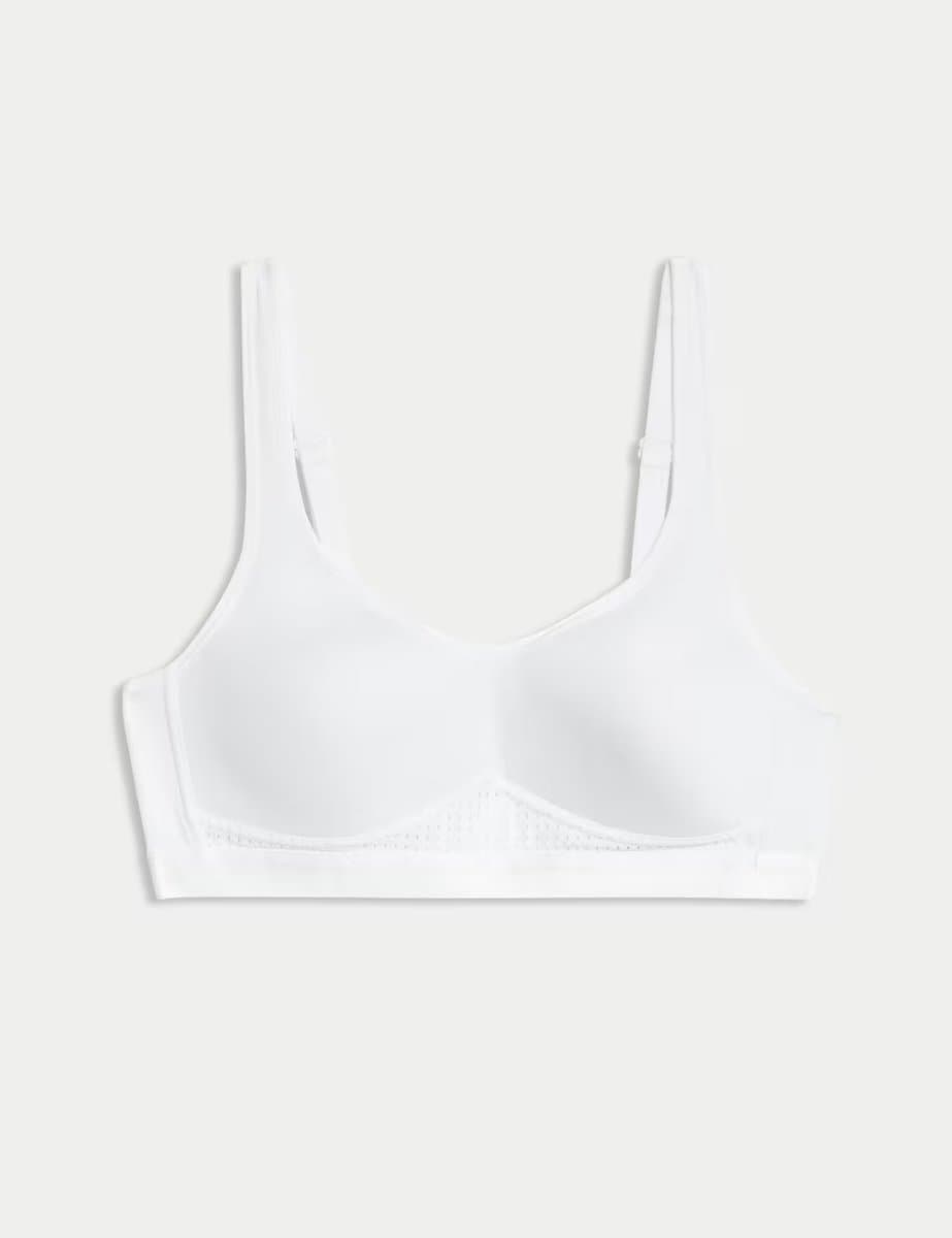 Marks & Spencer M&S Ultimate Support Non Wired Sports First Bra AA-D White