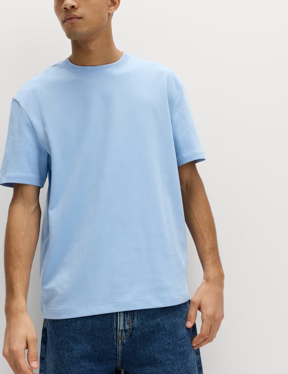 Marks & Spencer M&S Ultimate Performance T-Shirt in Light Denim