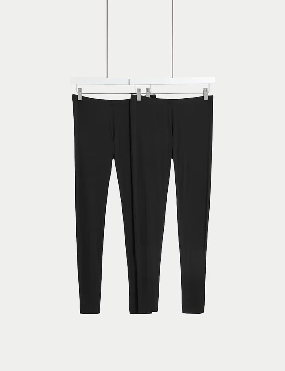 Marks & Spencer M&S 2 Pack Heatgen™ Thermal Leggings Black