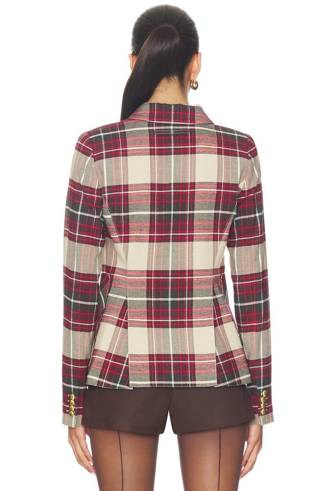 revolve Patch Pocket Duchess Blazer - 3