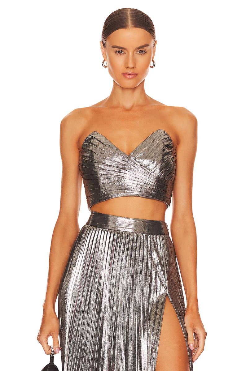 revolve Revolve Sophia Top in Gunmetal