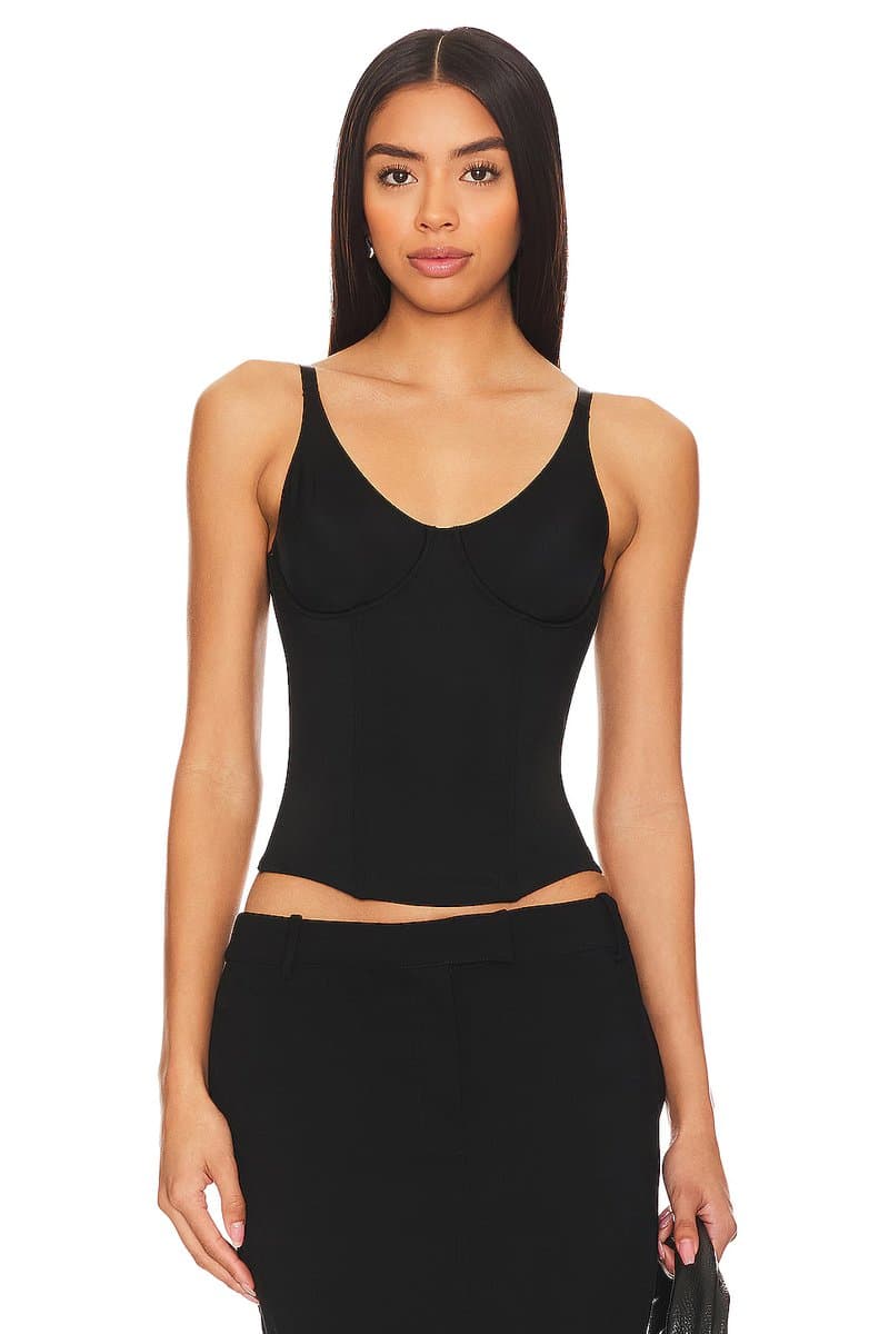 revolve Revolve Natori Liquid Tank Bustier in Black