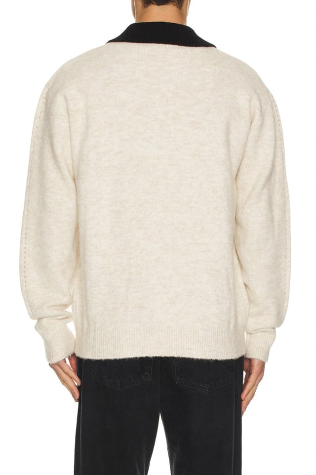 revolve Brushed Contrast Knit Top - 3