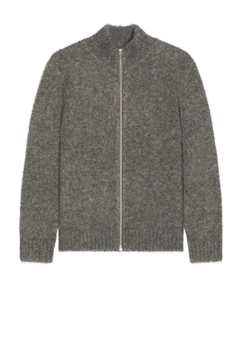 revolve Jean Zip Cardigan