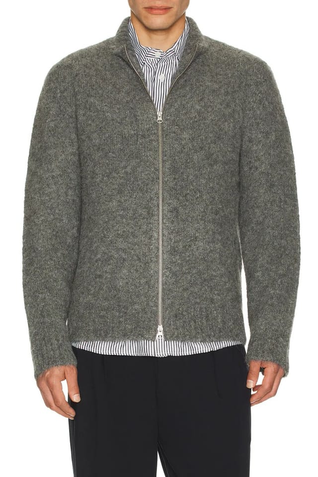 revolve Jean Zip Cardigan - 3