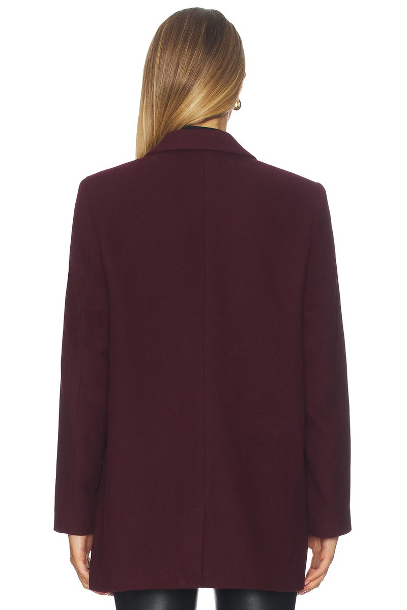 revolve Emory Short Double Breasted Wool Coat - 4