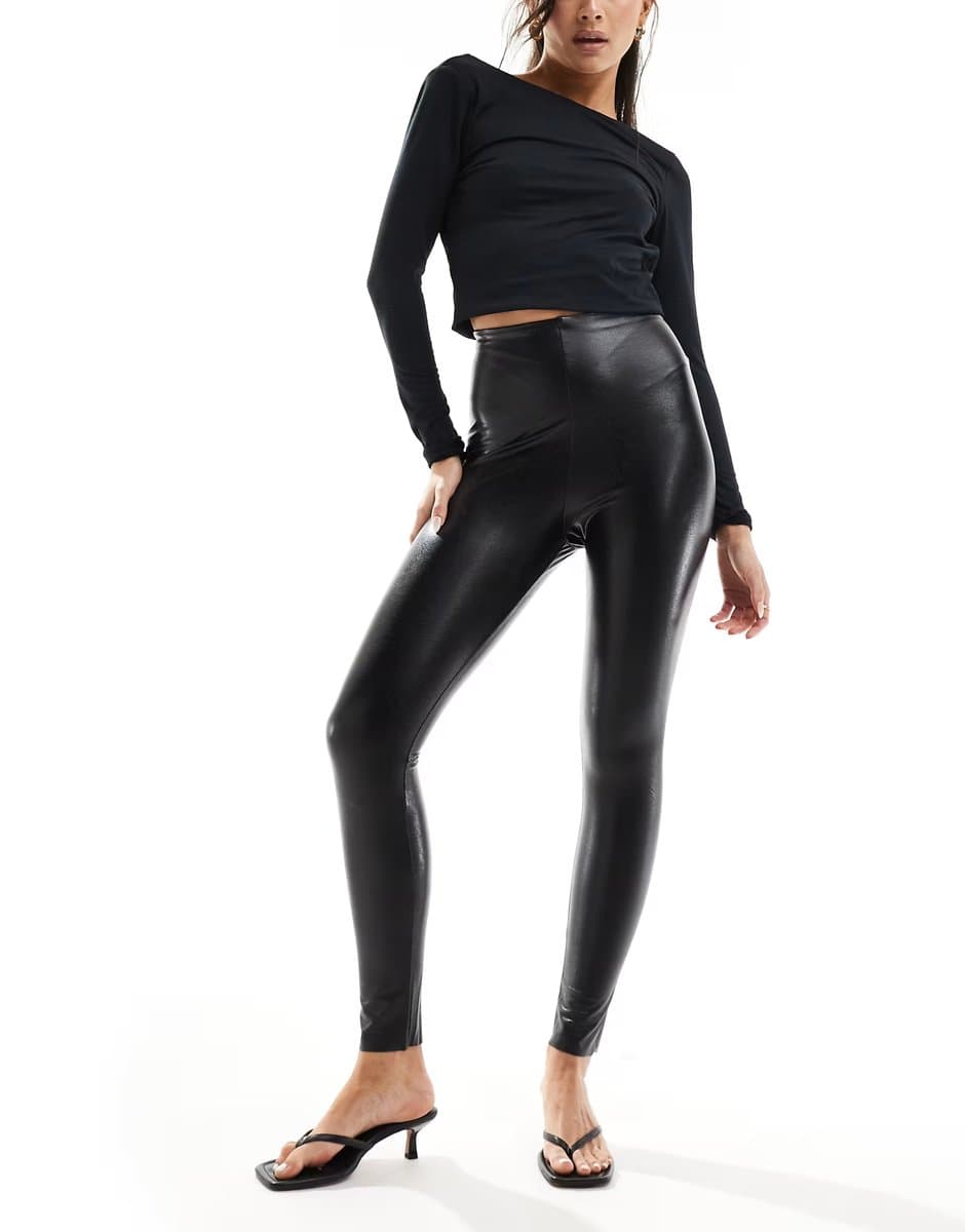 ASOS ASOS Commando Faux Leather 7/8 Leggings
