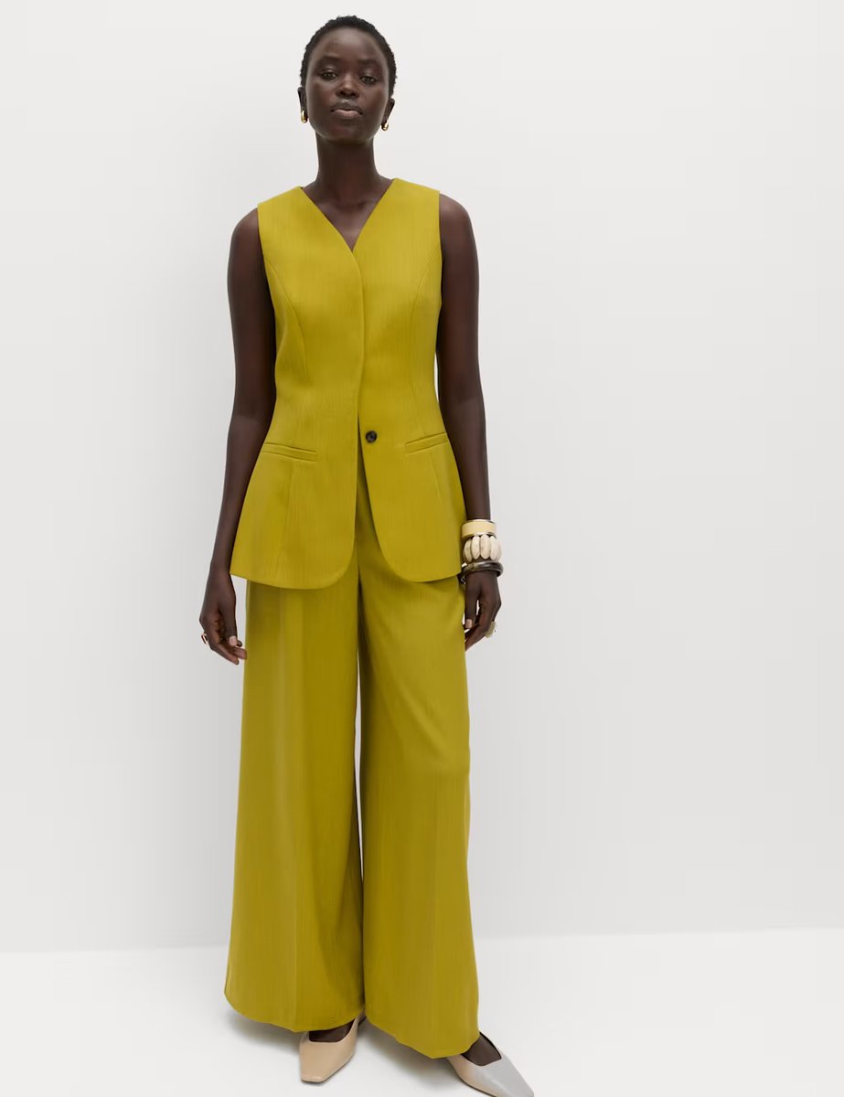 Marks & Spencer M&S Sculpted Waistcoat Moss - 2