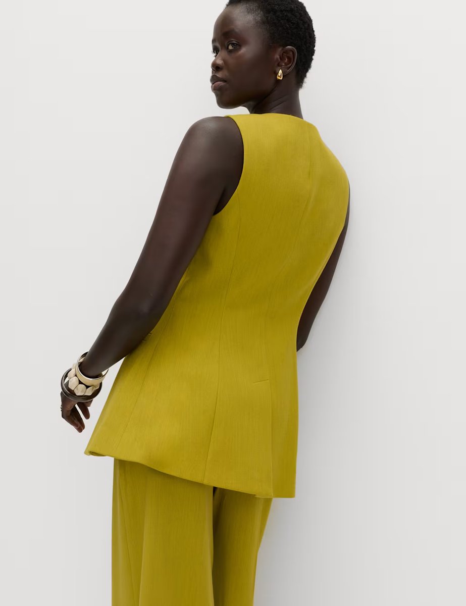 Marks & Spencer M&S Sculpted Waistcoat Moss - 4