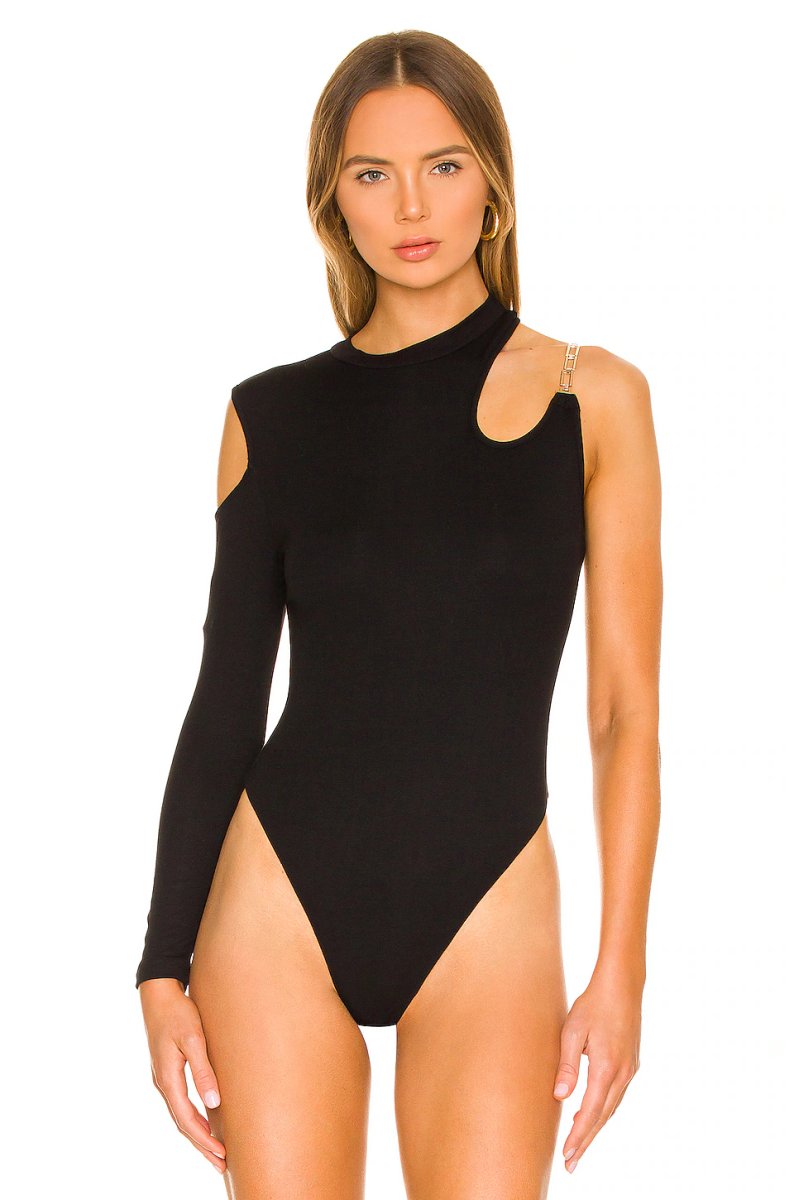 revolve alene asymmetrical bodysuit - 2