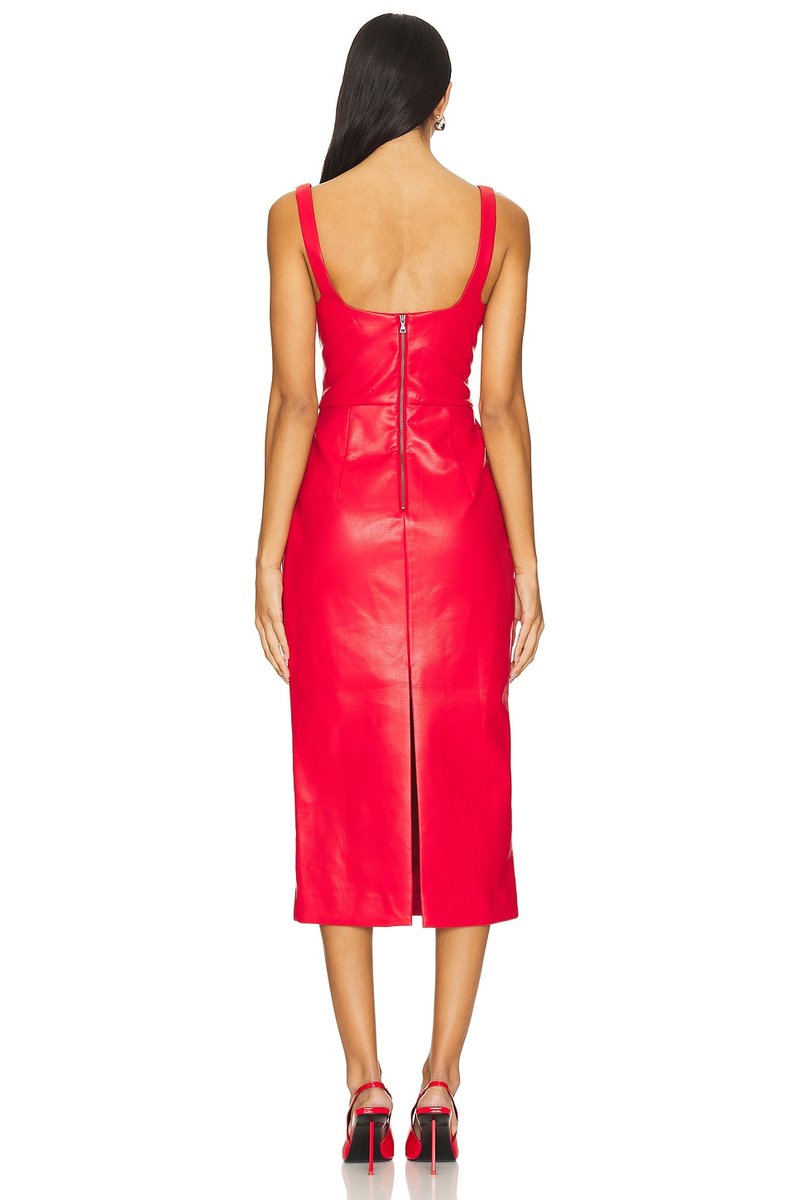 revolve Kassy Faux Leather Dress - 3