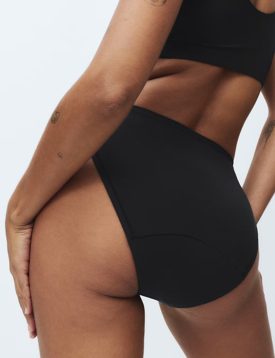 Marks & Spencer M&S 3 Pack Flexifit™ Modal Rich Period Knickers Black - 3