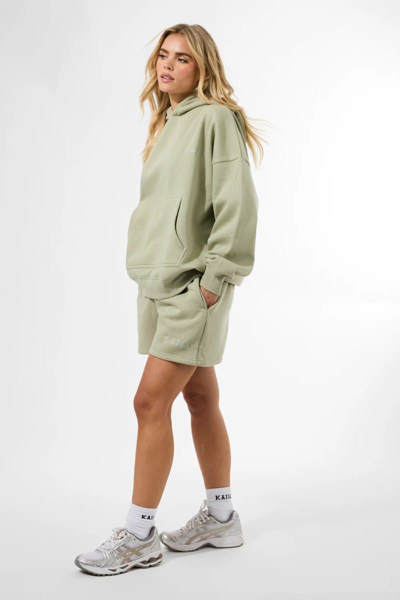 Kaiia Kaiia Sage Mini Sweat Shorts